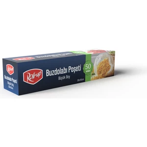 Roll- Up Büyük Boy Buzdolabı Poşeti 30x45cm 50'li
