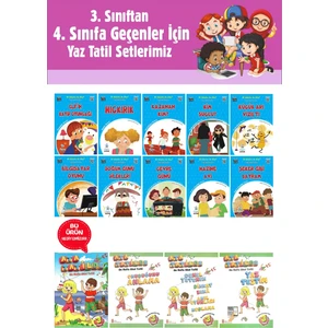 3.sınıftan 4.sınıfa Geçenler Için Dünya Klasikleri Seti (Yaz Tatil Kitabı Hediyeli)