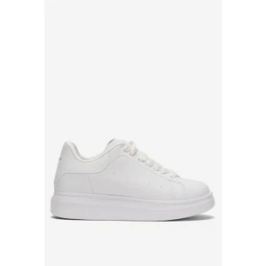 Unisex Yüksek Taban Günlük Spor Sneaker Ayakkabı Beyaz