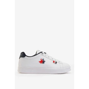 Unisex Sneakers Beyaz-Lacivert Günlük Spor Ayakkabı Hafızalı