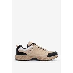 Erkek Kışlık Rahat Comfort Spor Ayakkkabı BEJ - SİYAH