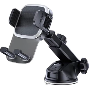Yeni 360° Dönebilen Vantuzlu Uzayabilen Navigasyon Telefon Standı Araç Içi Telefon Tutucu