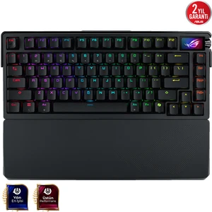 ASUS ROG Azoth Extreme NX SNOW/PBT/UK İngilizce RGB Kablosuz Mekanik Oyuncu Klavyesi