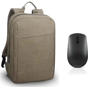 400 Kablosuz Mouse GY50R91293 + GX40Q17228 15.6" Toploader B210 Notebook Sırt Çantası Yeşil
