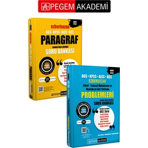 PEGEM AKADEMİ KPSS ALES DGS Ezberbozan Sözel-Sayısal Muhakeme ve