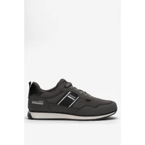 Erkek Günlük Sneaker Spor Ayakkabı FÜME-SİYAH