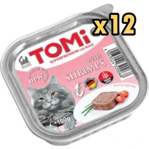 Pate Karidesli Yetişkin Kedi Konservesi 100GR x 12 Adet