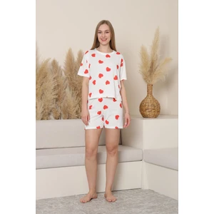 Kalpli T-Shirt Şortlu Pijama Takımı