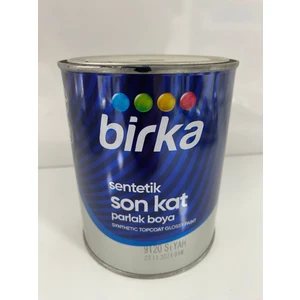 Sentetik Son Kat Parlak Boya Siyah Renk
