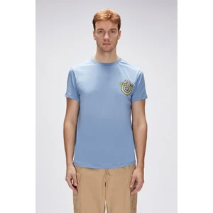 Anderson Element Mavi Erkek Baskılı Tişört