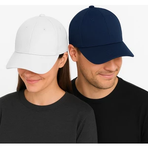 2’li Unisex Spor Şapka Seti - Kadın Erkek Ayarlanabilir Günlük Yazlık Şapka