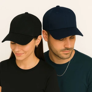 2’li Unisex Spor Şapka Seti - Kadın Erkek Ayarlanabilir Günlük Yazlık Şapka