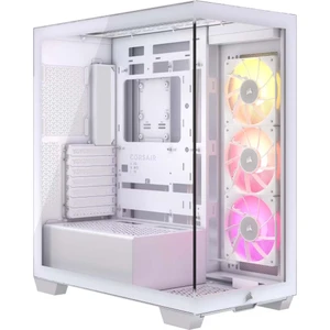 3500X Icue Lınk 3XRX120 Argb Fanlı Mid Tower Bilgisayar Kasası - Beyaz (CC-9011281-WW)