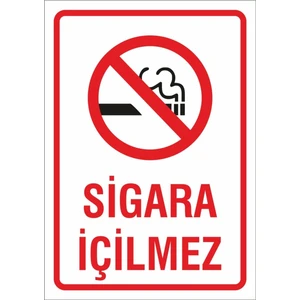 Iş Güvenliği Uyarı Levhası 17X24 Cm. (D-1724-009)