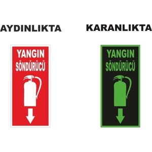 Yangın Söndürücü Fosforlu Levha