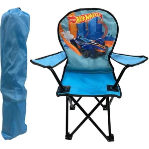 Hot Wheels Katlanabilir Çocuk Kamp Sandalyesi - Açık Mavi