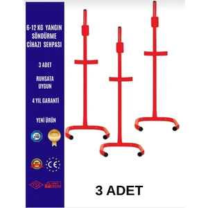 6 -12 kg Yangın Söndürme Tüpü Sehpası 3 Adet