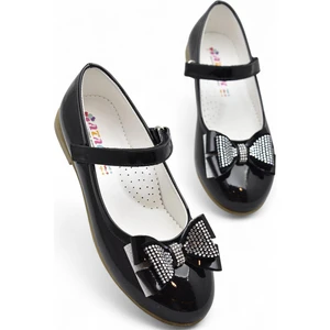 5952 Rahat Taban Tokalı Kız Çocuk Babet Ayakkabı Düğün Abiye Nişan Ayakkabısı