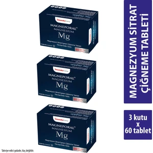 Imuneks Farma Magneporal Çiğneme 60'lı Tablet x 3 Adet
