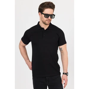 Regular Fit Penye Esnek Polo Yaka Tişört