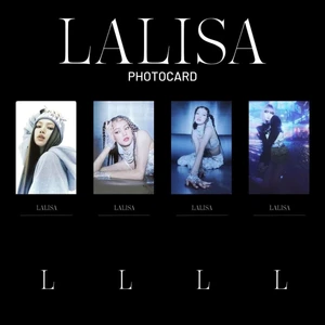 Blackpınk Lısa '' Lalisa '' Albüm Photocard Set - Black Ver.