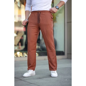 Beli Lastikli Keten Baggy Pantolon Kp