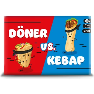 Kuzgun Games Döner Vs Kebap Kart Oyunu Strateji Dolu Eğlence 2-4 Oyuncu İçin 7 Yaş Üstü