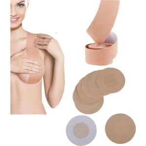 Korseshop 5 Metre Push Up Göğüs Meme Dikleştirici Kaldırıcı Kaldırma Ped ve 8 Adet Göğüs Ucu Kapatıcı Bandı