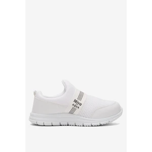 Unisex Lastilkli Hafif Airfle Çocuk Spor Ayakkabı  BEYAZ