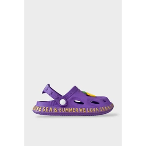 Aksesuarlı Kaymaz Taban Deniz Plaj Havuz Sandalet Çocuk Terlik Yeşil