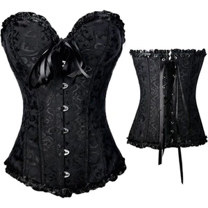 Vintage Stil Gotik Korse Büstiyer