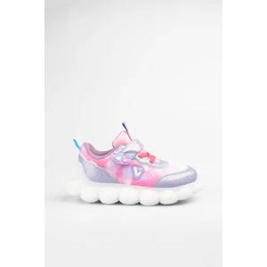 Kız Çocuk Pembe Işıklı Balloon Sneaker