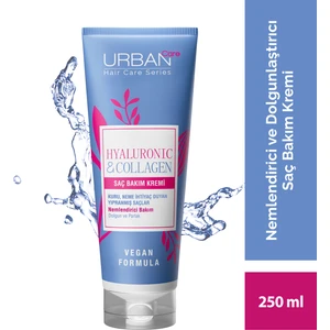 URBAN Care Hyaluronik Asit & Kolajen Kuru ve Cansız Saçlara Özel Saç Bakım Kremi 250 ml - vegan
