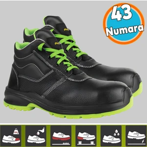 Iş Ayakkabısı Çelik Demir Burunlu Metal Ara Tabanlı Iş Güvenlik Inşaatçı Rahat Bağcıklı 43 Numara