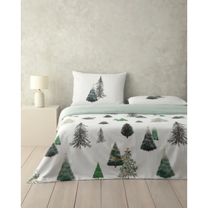 English Home Yılbaşı Pine Serenity Dijital Baskılı Soft Cotton Çift Kişilik Nevresim Takımı Yeşil