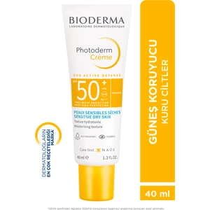 Photoderm Cream SPF50+ Kuru Ciltler için Yüksek Korumalı Yüz Güneş Kremi 40 ml
