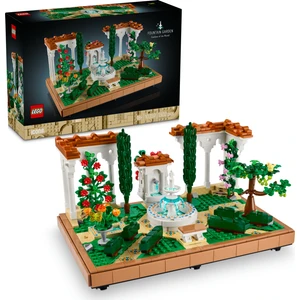 LEGO® Icons Fıskiyeli Bahçe 10359 - Yetişkinler için Model Yapım Seti (1302 Parça)