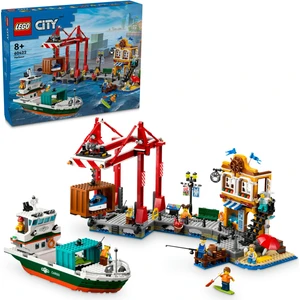 LEGO® City Yük Gemili Liman 60422 - 8 Yaş & Üzeri Çocuklar için Yaratıcı Oyuncak Yapım Seti (1226 Parça)