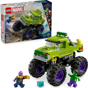 ® ǀ Marvel Hulk Kamyonu, Thanos'a Karşı 76312 - 7 Yaş & Üzeri Çocuklar için Yaratıcı Oyuncak Yapım Seti (229 Parça)