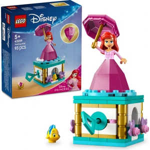 LEGO® │ Disney Princess Dönen Ariel 43259 - 5 Yaş & Üzeri Çocuklar için Yaratıcı Oyuncak Yapım Seti (93 Parça)