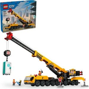 LEGO® City Sarı Mobil İnşaat Vinci 60409 - 9 Yaş & Üzeri Çocuklar için Yaratıcı Oyuncak Yapım Seti (1116 Parça)