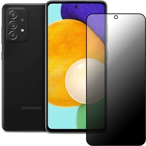 Samsung Galaxy A52- Uyumlu Privacy Hayalet Temperli Cam Ekran Koruyucu - Anti Static Hd
