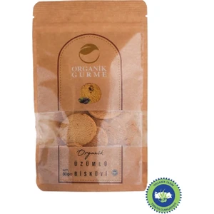 Organik Gurme Üzümlü Bisküvi 80 gr