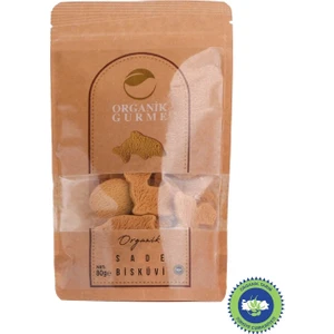 Organik Gurme Sade Bisküvi 80 gr