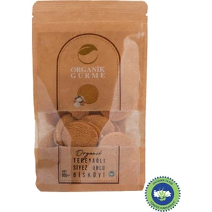 Organik Gurme Tereyağlı Siyez Unlu Bisküvi 80 gr