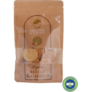 Organik Gurme Cevizli Bisküvi 80 gr