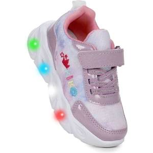 Teno Cırtlı Işıklı Kız Bebek Spor Ayakkabı