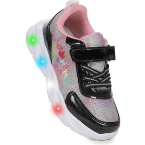 Kiko Kids  Teno Cırtlı Işıklı Kız Çocuk Spor Ayakkabı