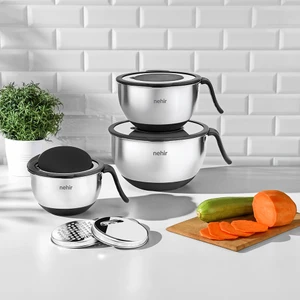 Tokyo Saten 12 Parça Saklama ve Karıştırma Kabı