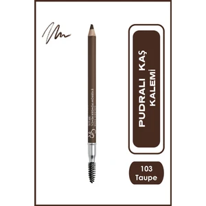 Golden Rose Eyebrow Powder Pencil No: 103 Taupe - Pudralı Kaş Kalemi - 8691190071165